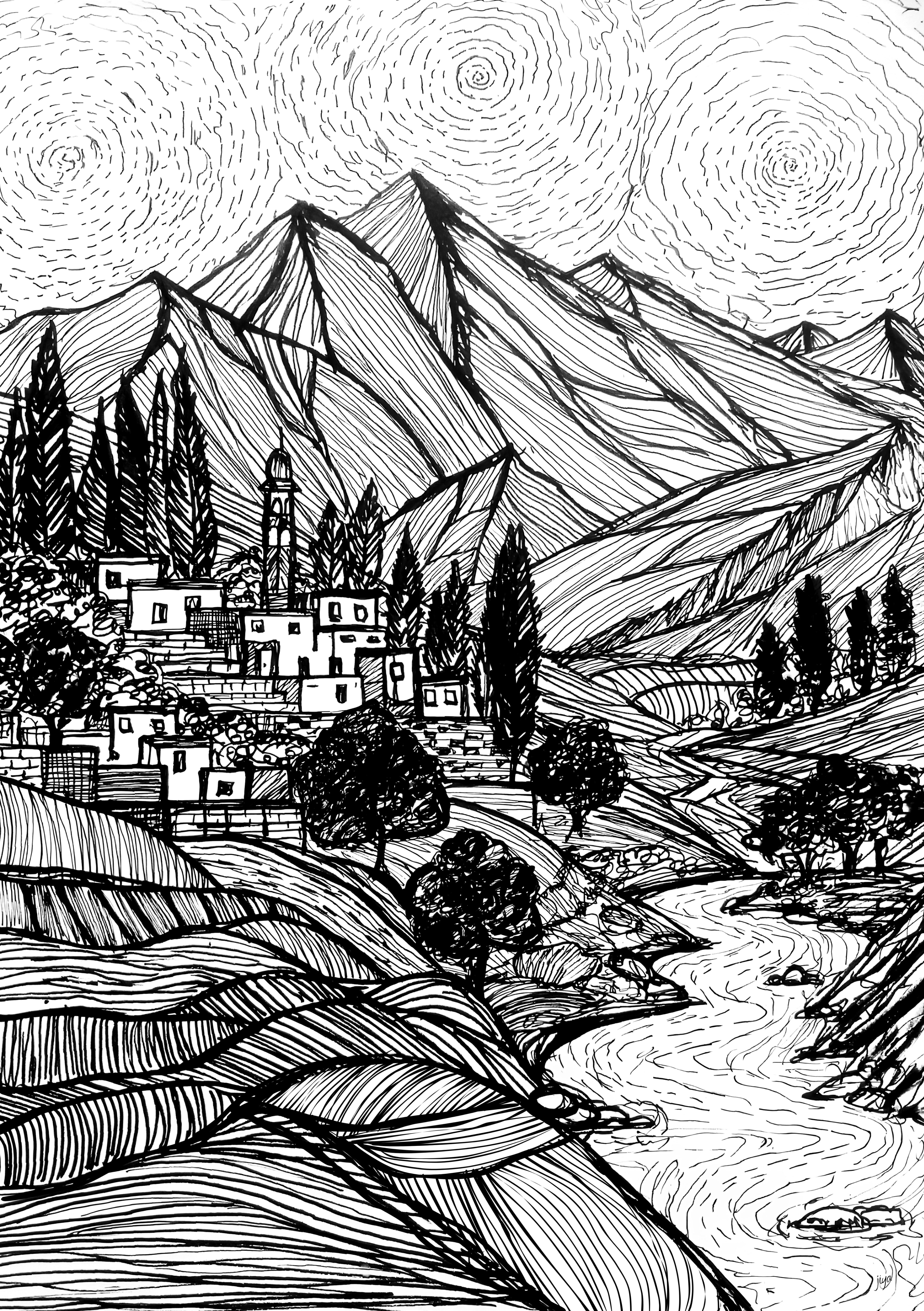 Hand-Drawn Art 03