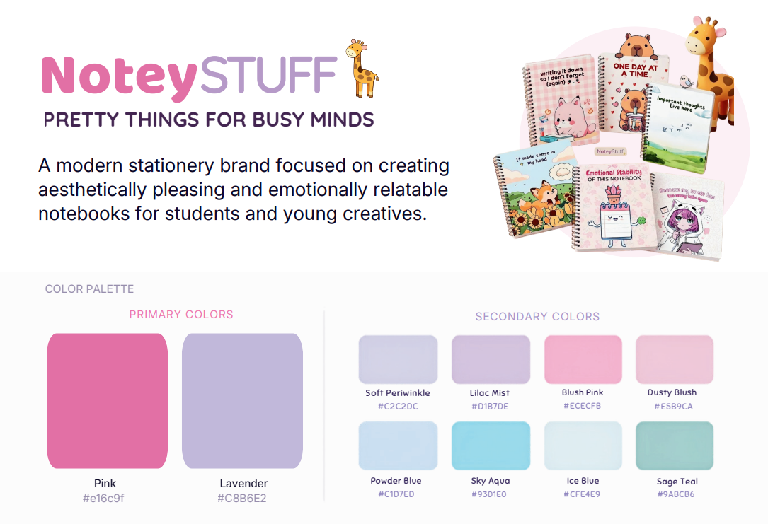 NoteySTUFF Stationery Brand